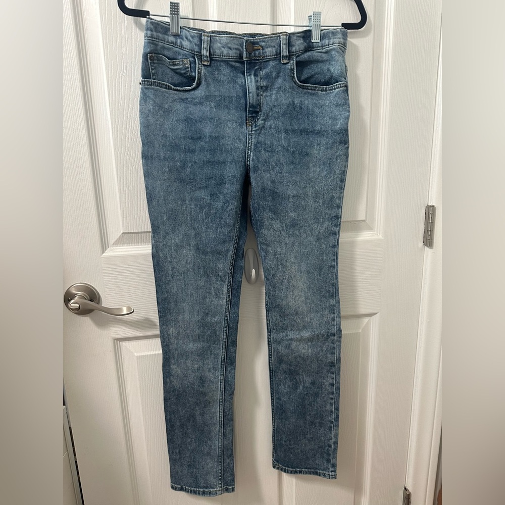 Boys Stretch Skinny Fit Jeans - Cat & Jack Target blue medium size 16
